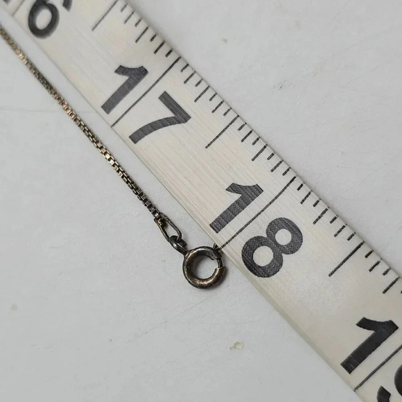 Sterling Silver Pendant Necklace With Blue Larimar Pink Rhodochrosite Stones - Picture 8 of 8